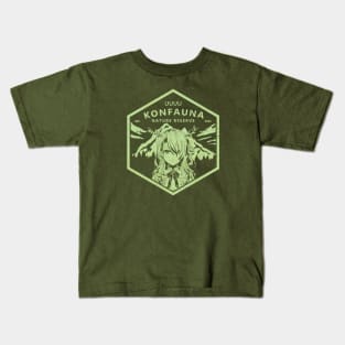 Konfauna Nature Reserve - green Kids T-Shirt